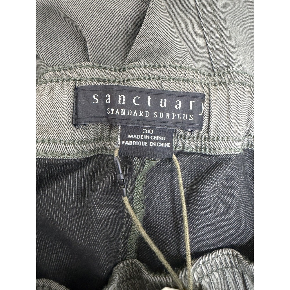 Anthropologie Sanctuary Womens Cross Country Pull On Pant Size 30 Army Green NEW - Picture 5 of 7